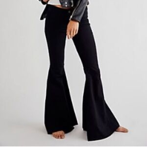 Free People Just Float On Low-Rise Flare Jeans